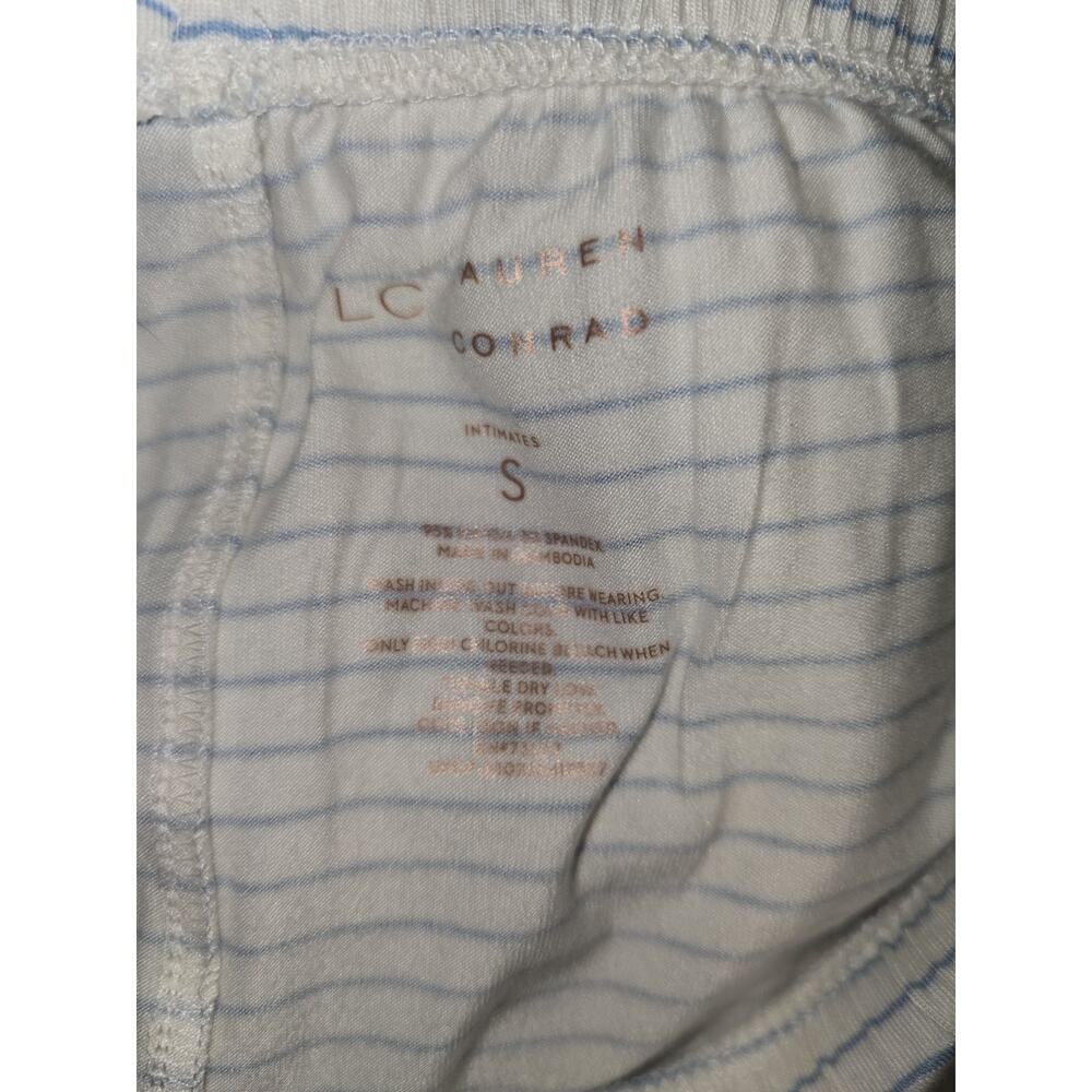 Lauren Conrad Pajama Shorts Size Small Stripe Drawstring - Picture 4 of 5